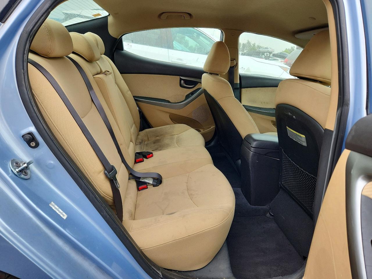 2012 Hyundai Elantra Gls Blue vin: KMHDH4AE8CU424692