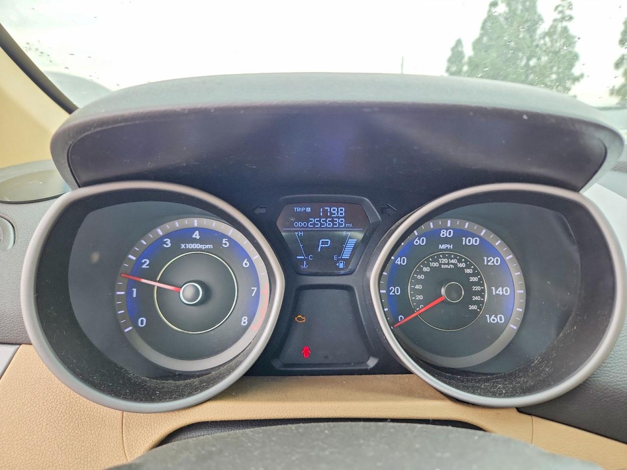 2012 Hyundai Elantra Gls Blue vin: KMHDH4AE8CU424692