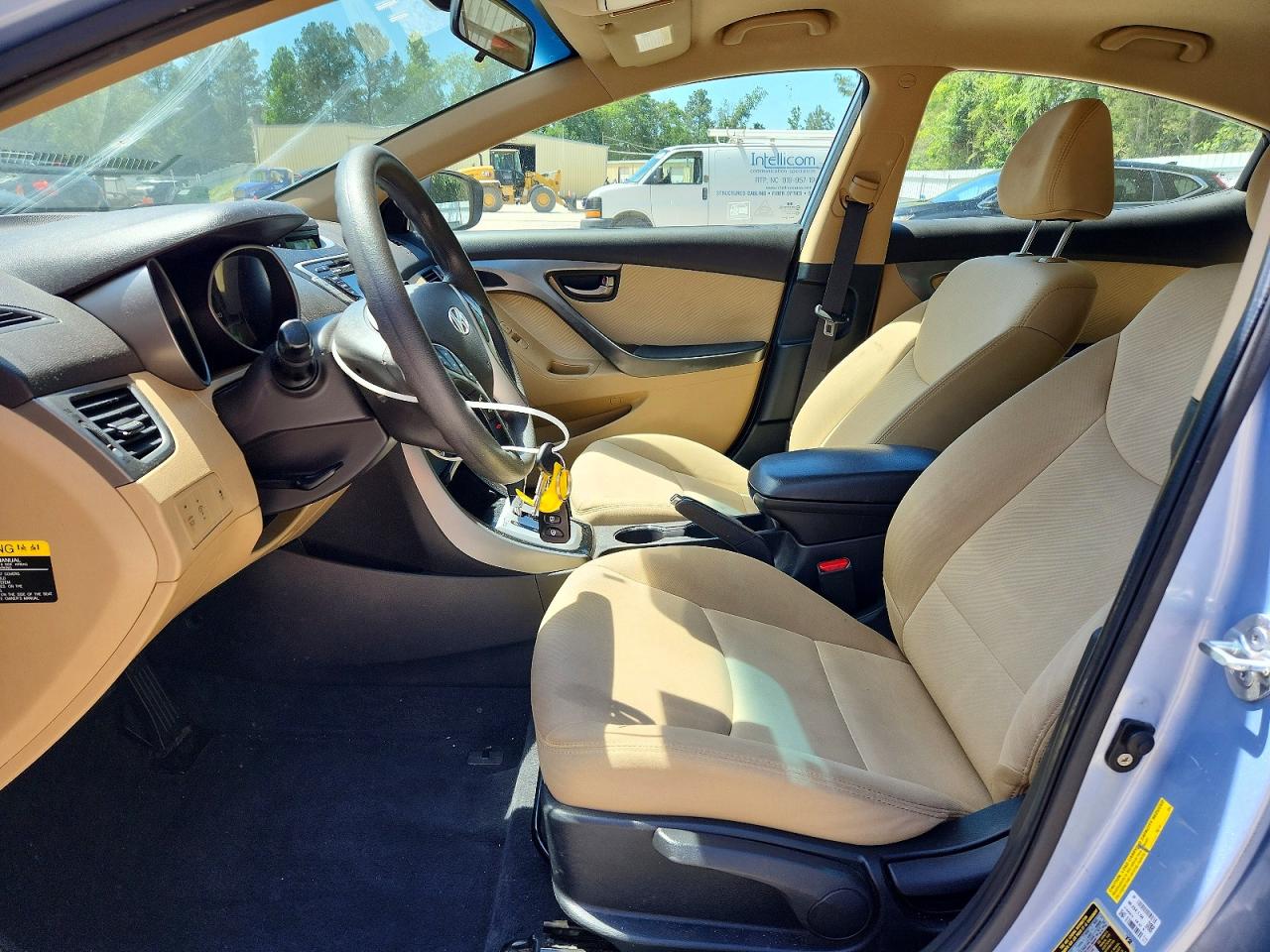 2012 Hyundai Elantra Gls Blue vin: KMHDH4AE8CU425034