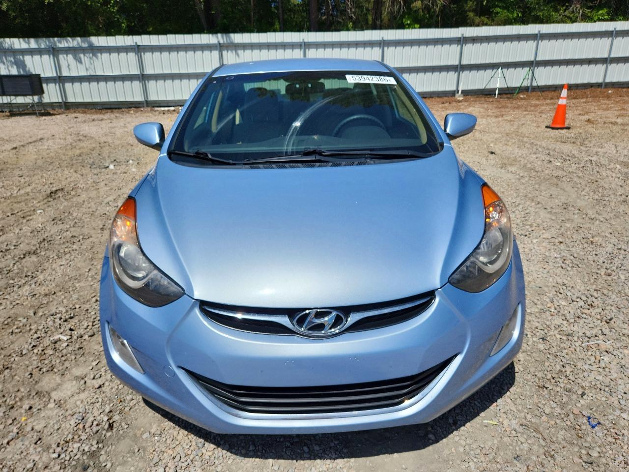2012 Hyundai Elantra Gls Blue vin: KMHDH4AE8CU425034
