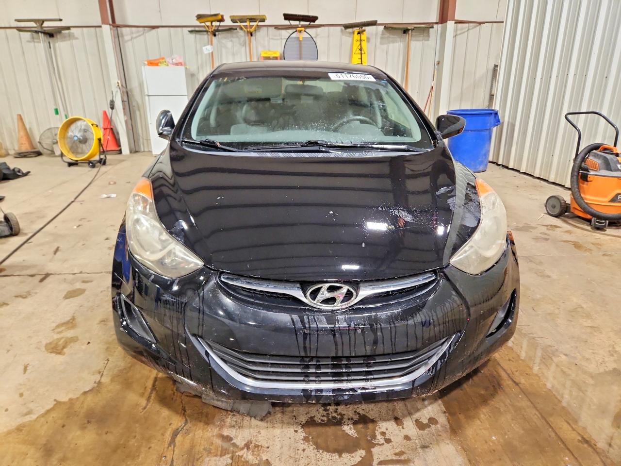 2012 Hyundai Elantra Gls Black vin: KMHDH4AE8CU436308