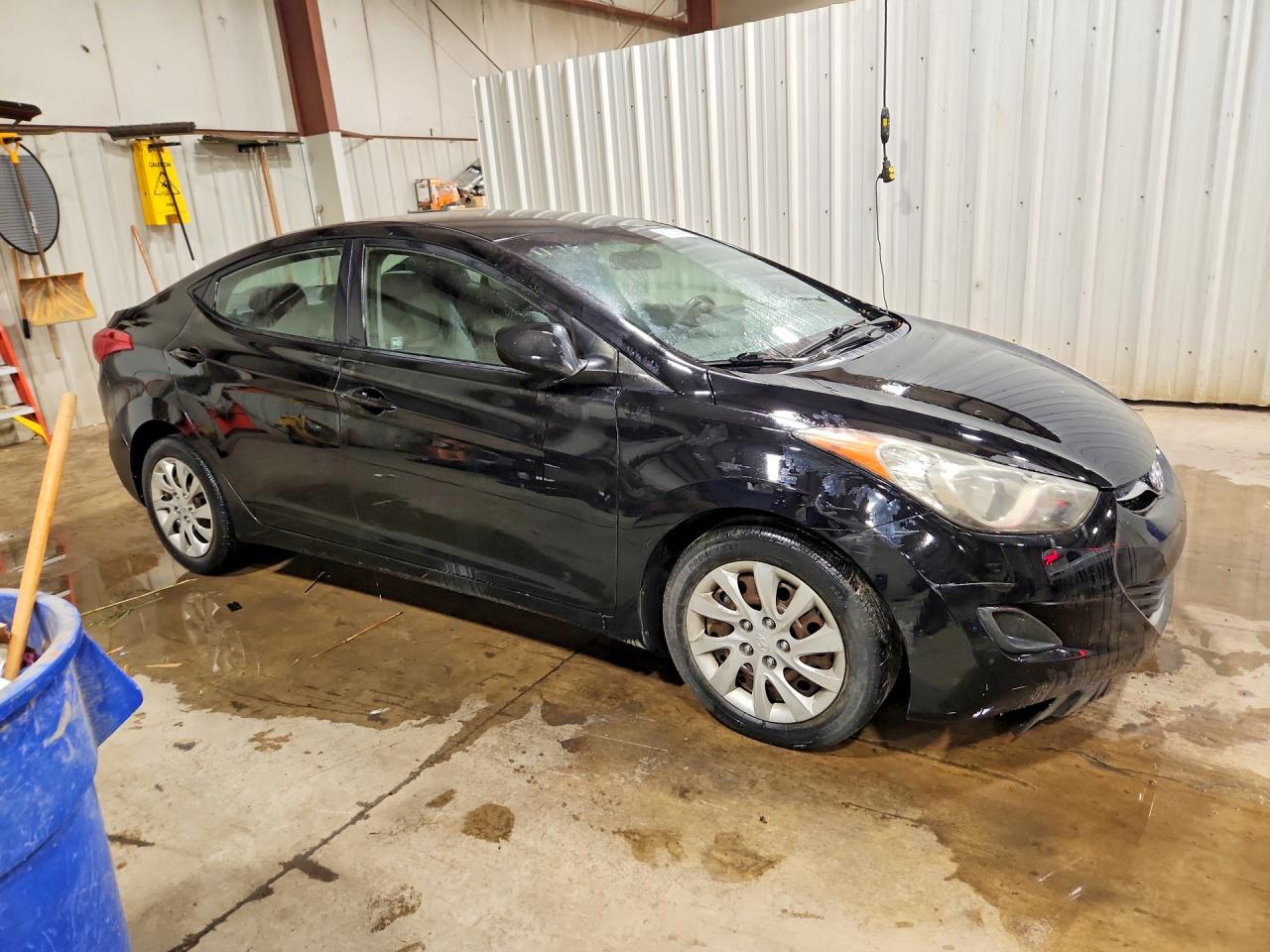 2012 Hyundai Elantra Gls Black vin: KMHDH4AE8CU436308