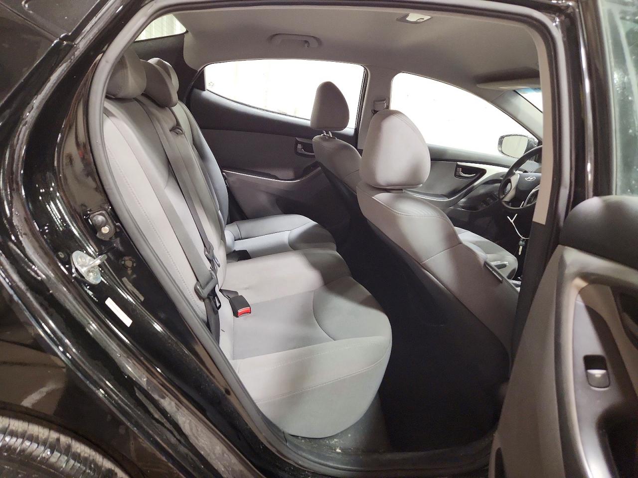 2012 Hyundai Elantra Gls Black vin: KMHDH4AE8CU436308
