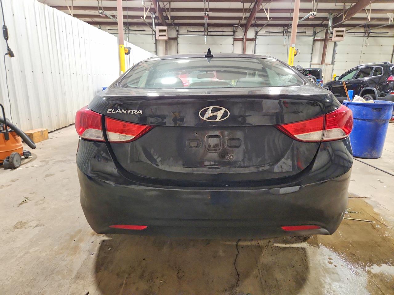 2012 Hyundai Elantra Gls Black vin: KMHDH4AE8CU436308