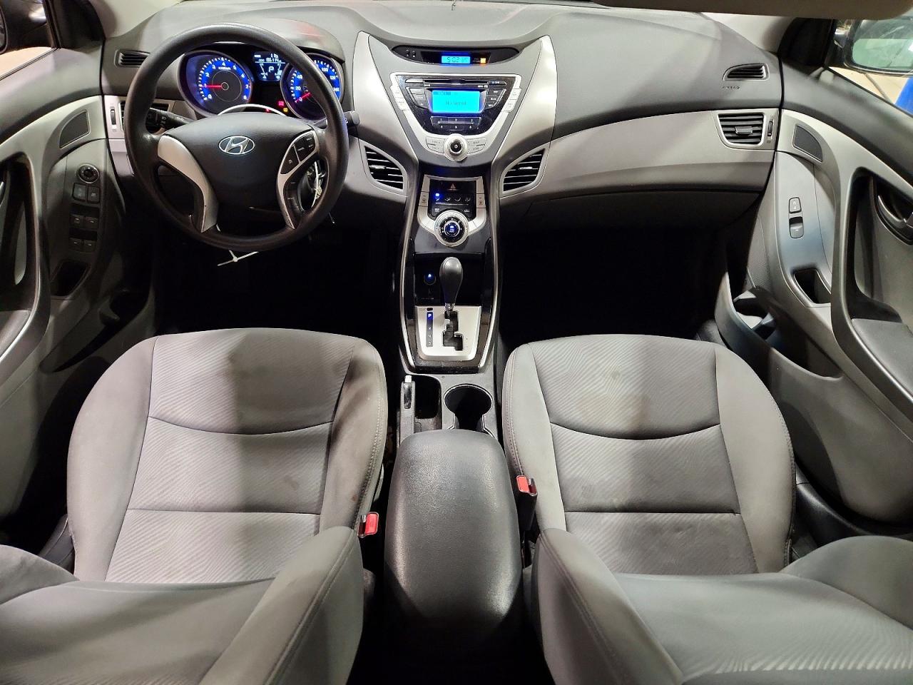 2012 Hyundai Elantra Gls Black vin: KMHDH4AE8CU436308