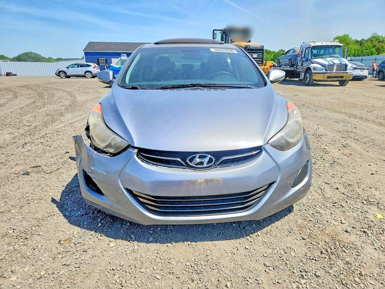2012 Hyundai Elantra Limited Gray vin: KMHDH4AE8CU476534