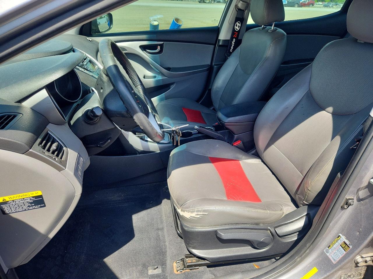 2012 Hyundai Elantra Limited Gray vin: KMHDH4AE8CU476534
