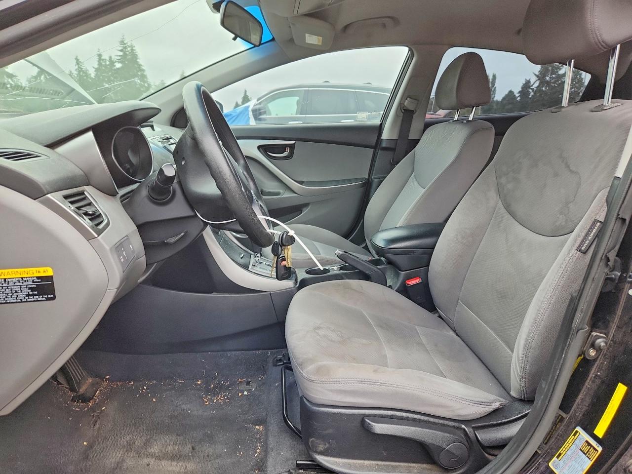 2013 Hyundai Elantra Gls Black vin: KMHDH4AE8DU005596
