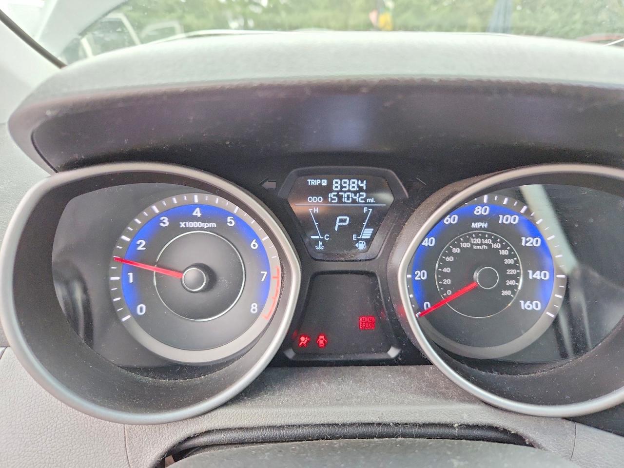 2013 Hyundai Elantra Gls Black vin: KMHDH4AE8DU005596