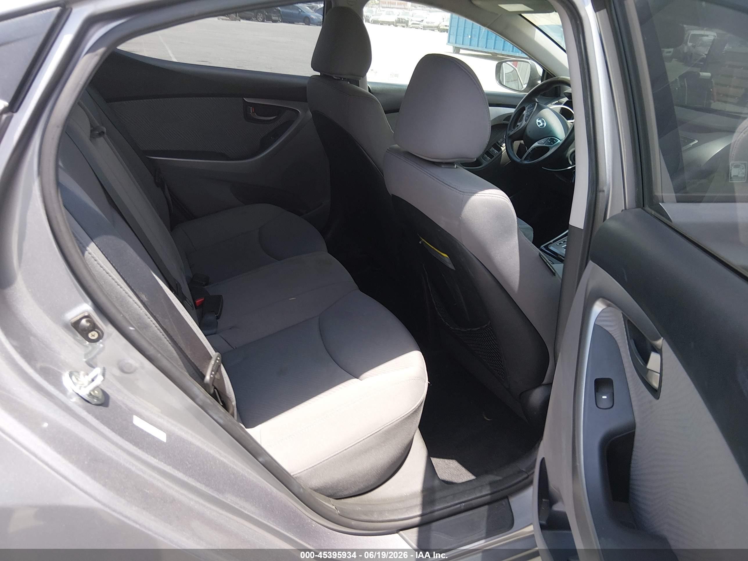 2013 Hyundai Elantra Gls Gray vin: KMHDH4AE8DU488541