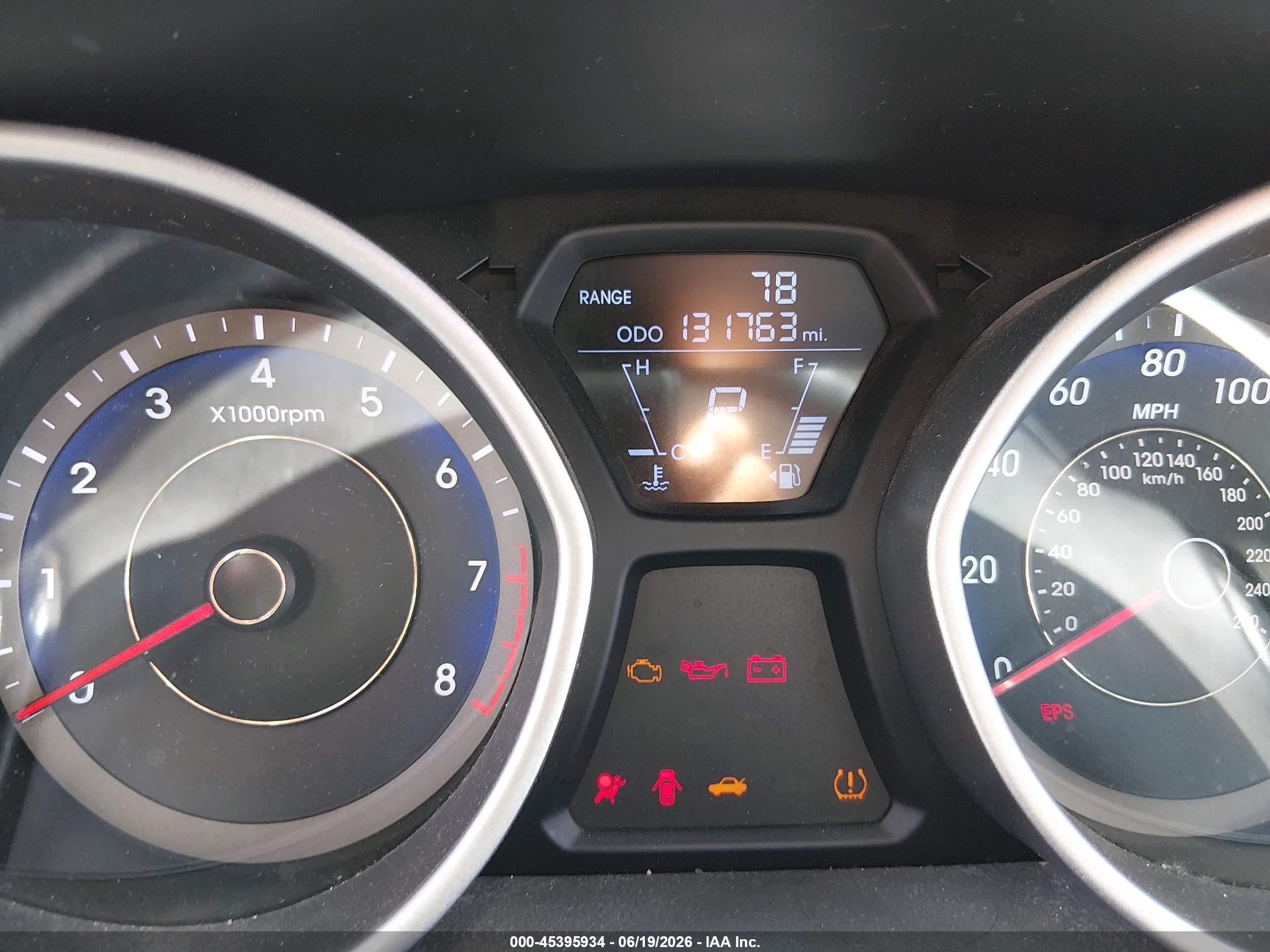 2013 Hyundai Elantra Gls Gray vin: KMHDH4AE8DU488541