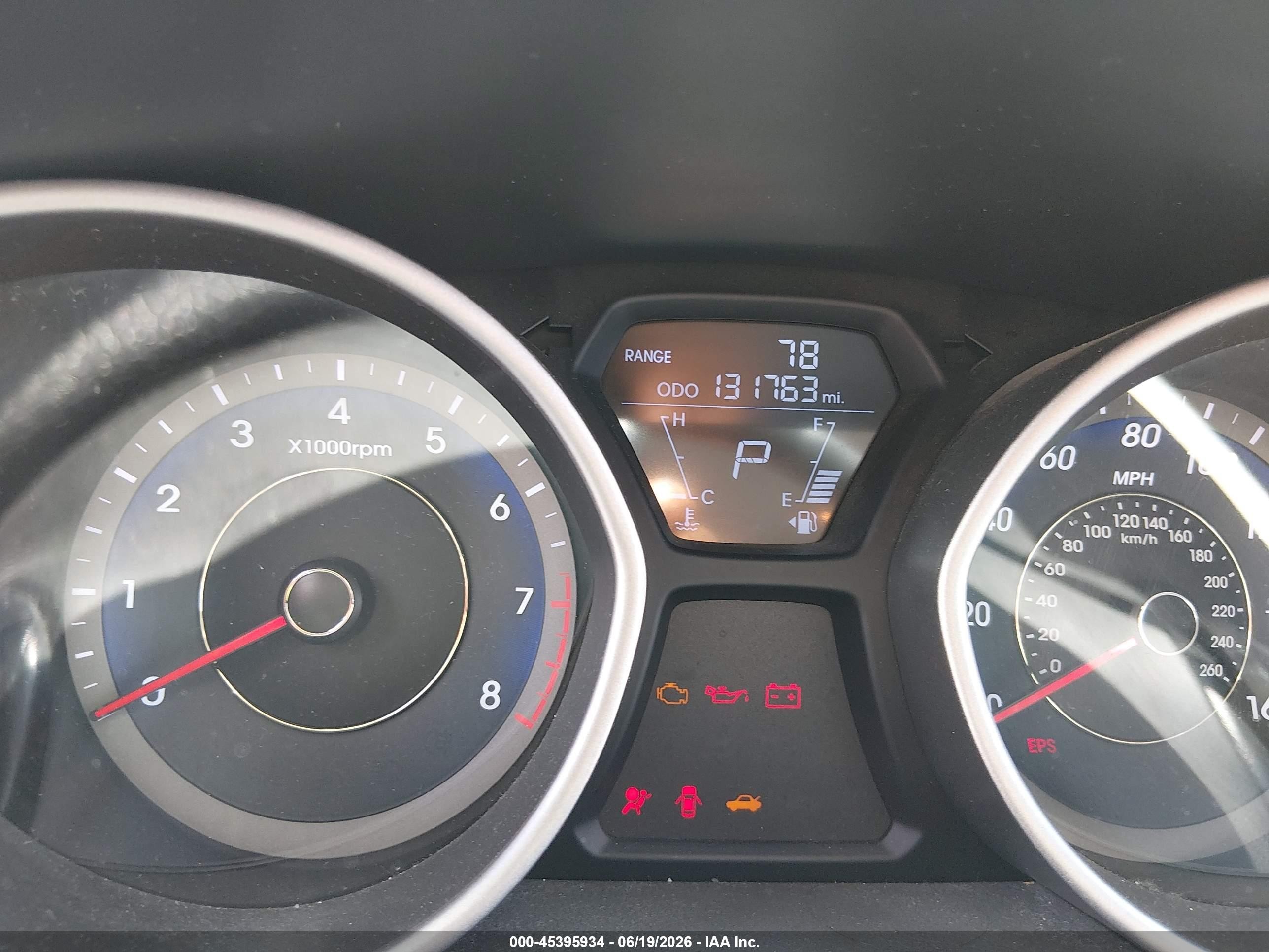2013 Hyundai Elantra Gls Gray vin: KMHDH4AE8DU488541