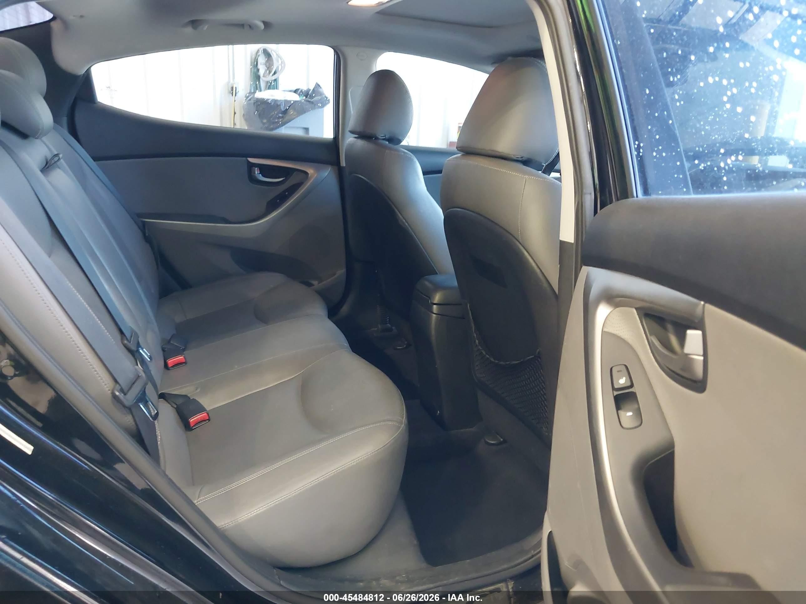 2013 Hyundai Elantra Limited Black vin: KMHDH4AE8DU499362