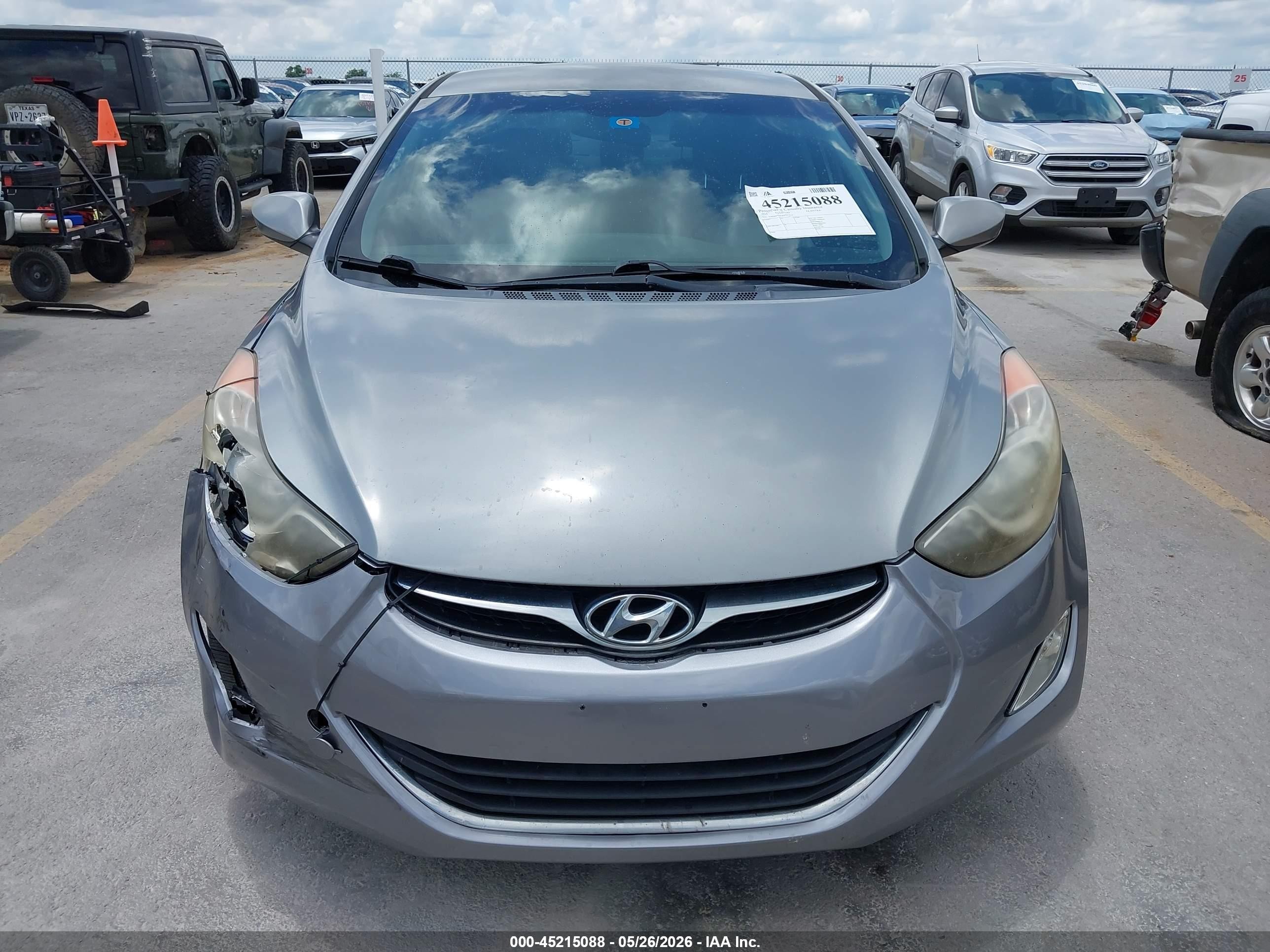 2013 Hyundai Elantra Gls Gold vin: KMHDH4AE8DU529914
