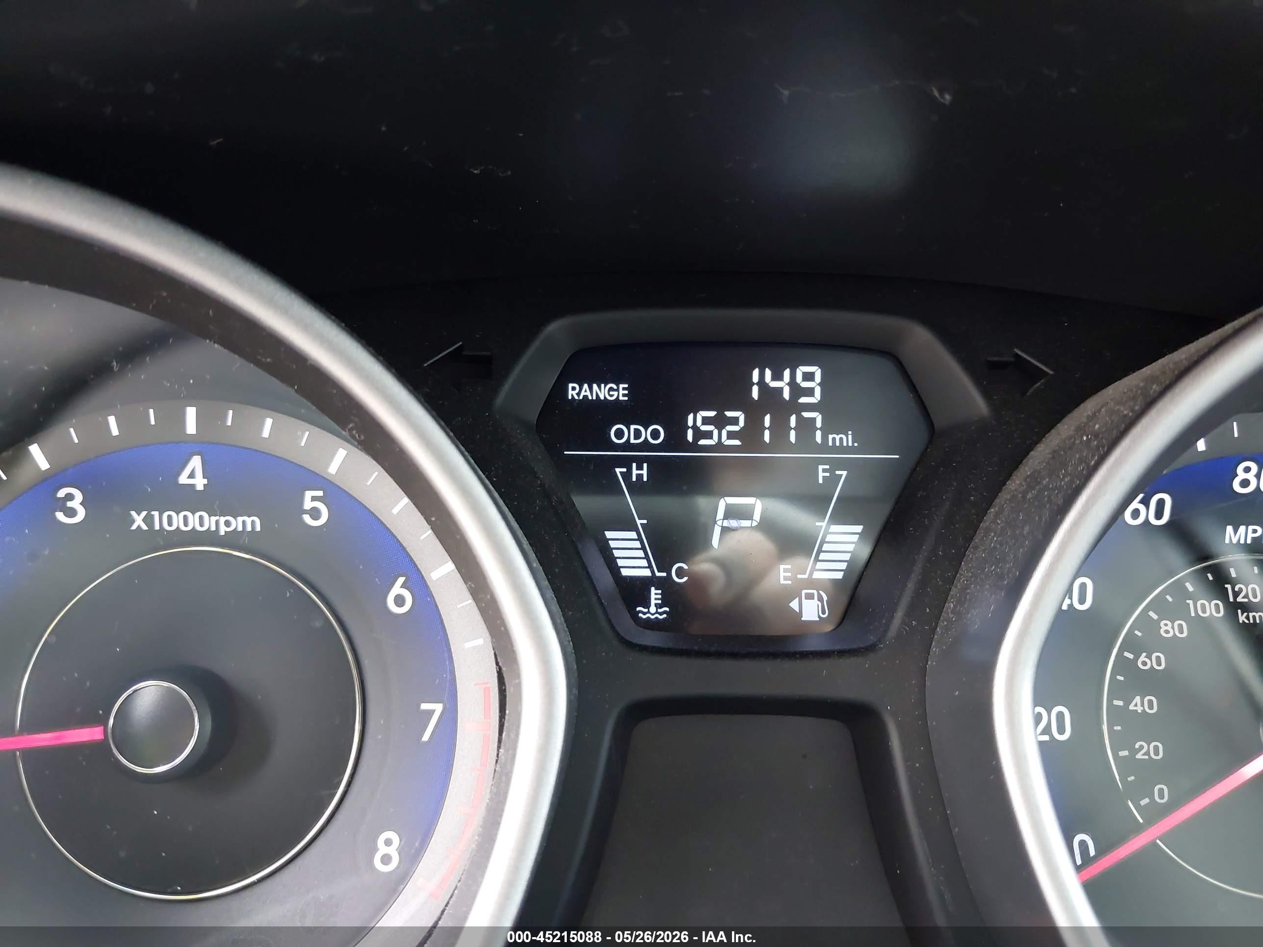 2013 Hyundai Elantra Gls Gold vin: KMHDH4AE8DU529914