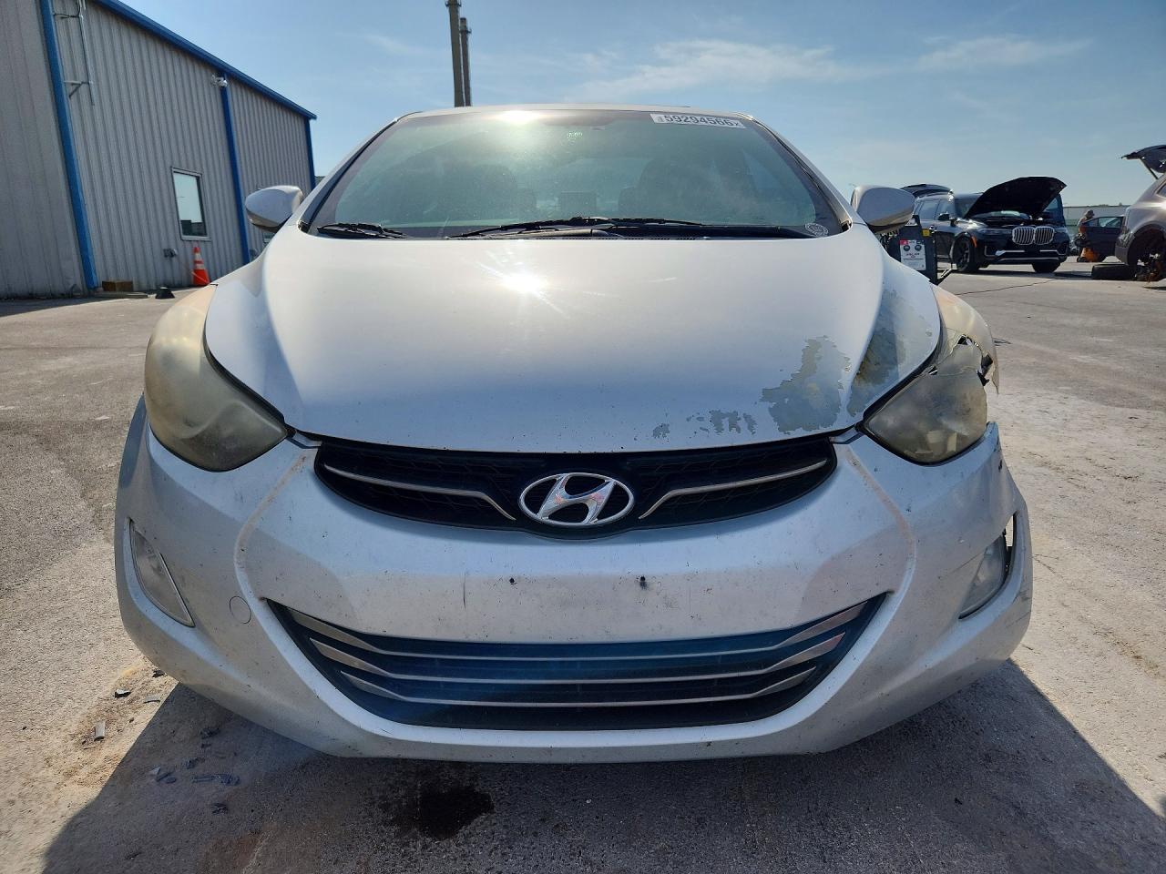 2013 Hyundai Elantra Limited Silver vin: KMHDH4AE8DU541738