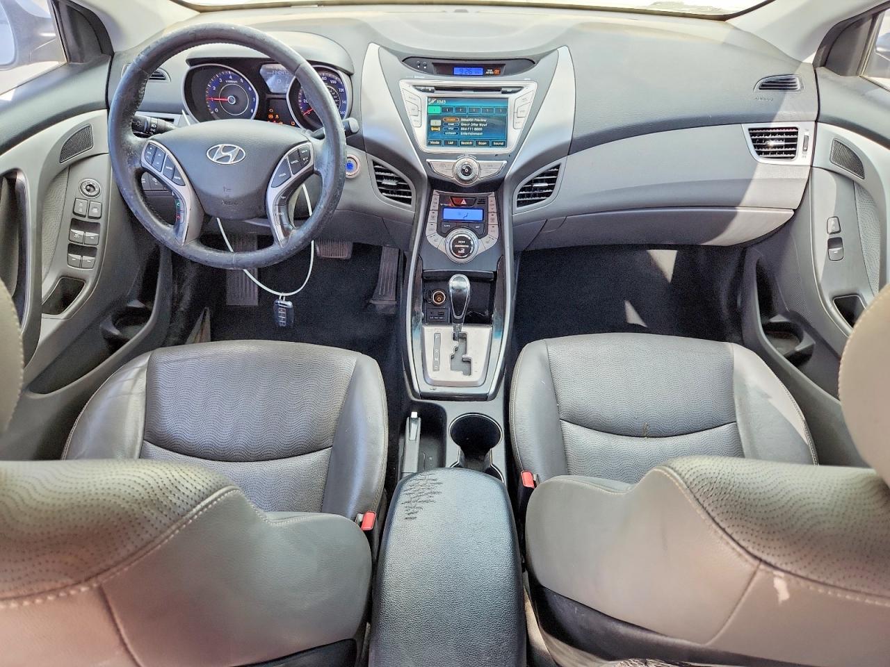 2013 Hyundai Elantra Limited Silver vin: KMHDH4AE8DU541738