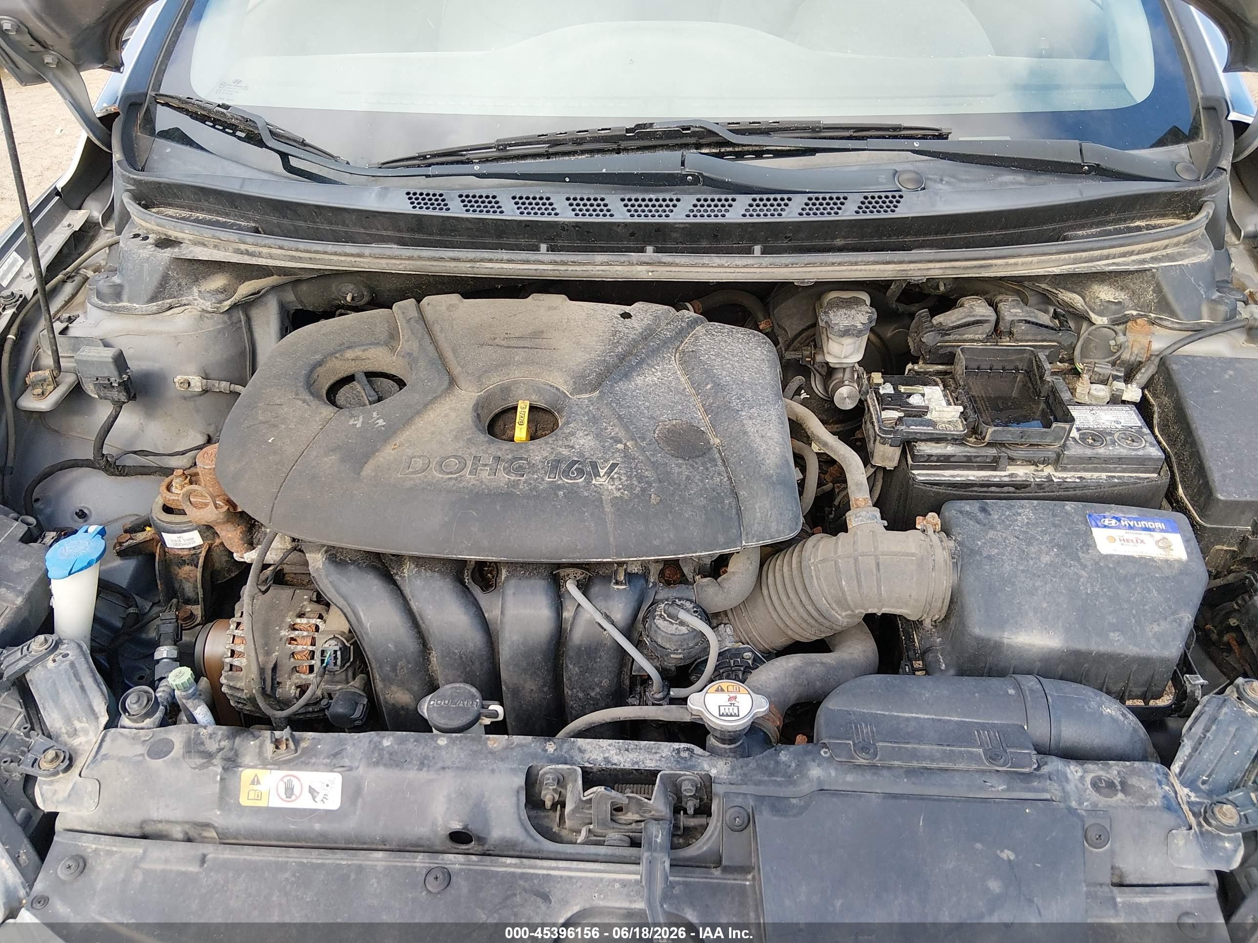 2013 Hyundai Elantra Gls Silver vin: KMHDH4AE8DU542355