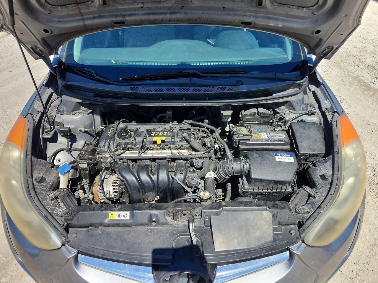 2013 Hyundai Elantra Gls Silver vin: KMHDH4AE8DU557325