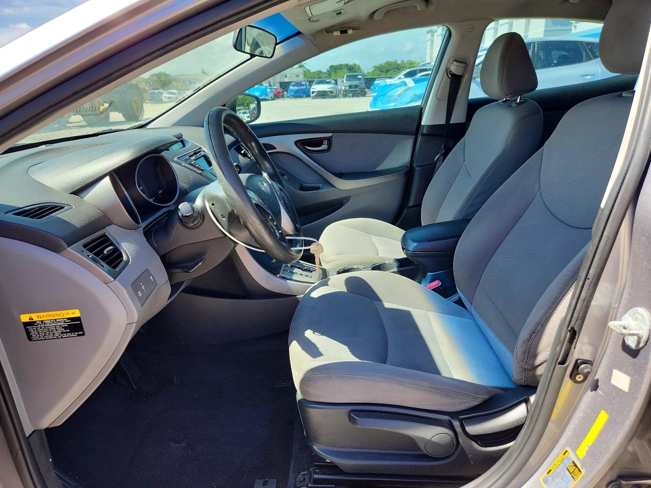 2013 Hyundai Elantra Gls Silver vin: KMHDH4AE8DU557325
