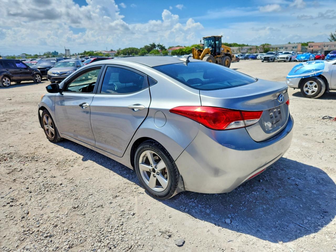 2013 Hyundai Elantra Gls Silver vin: KMHDH4AE8DU557325