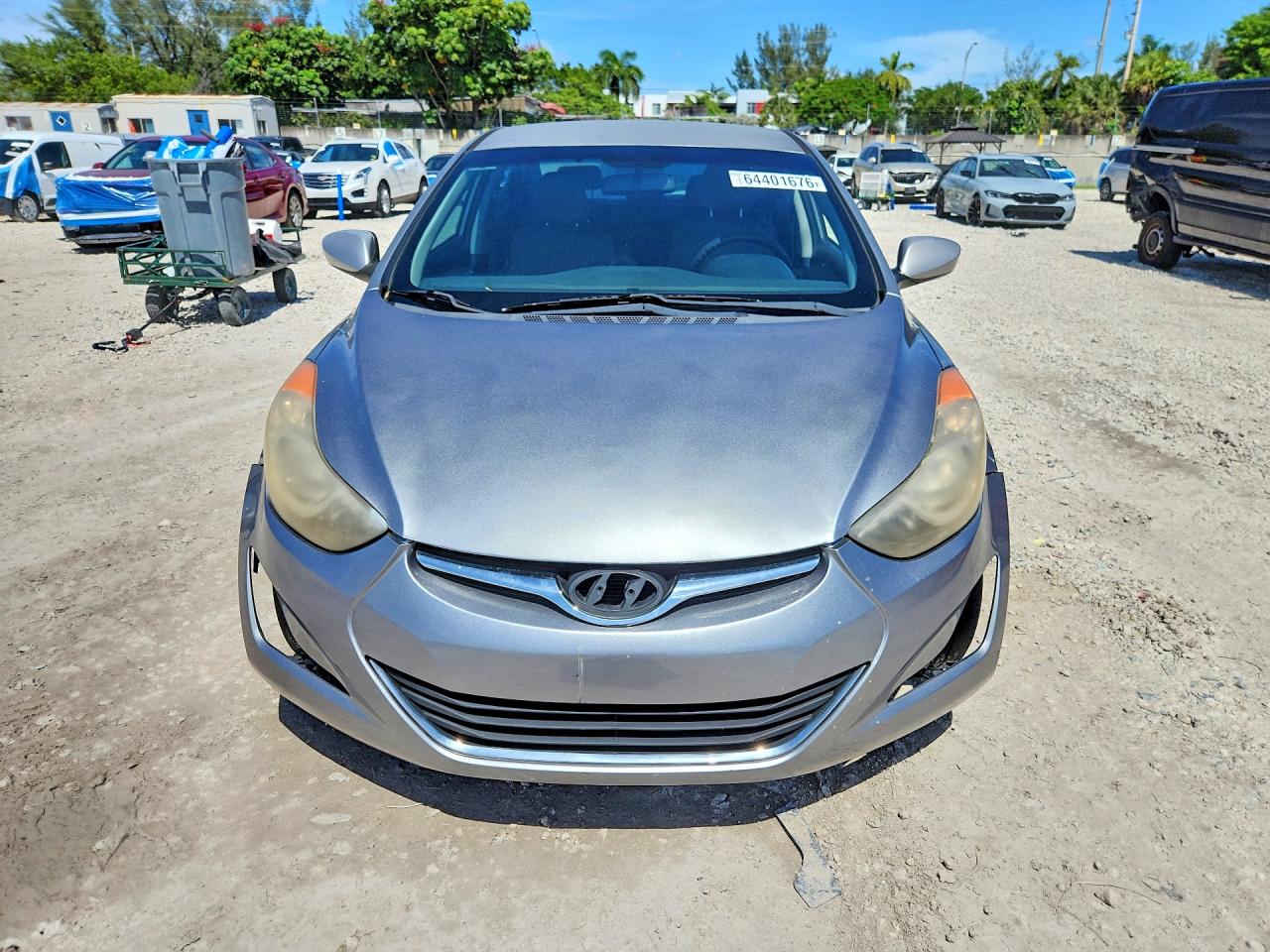 2013 Hyundai Elantra Gls Silver vin: KMHDH4AE8DU557325