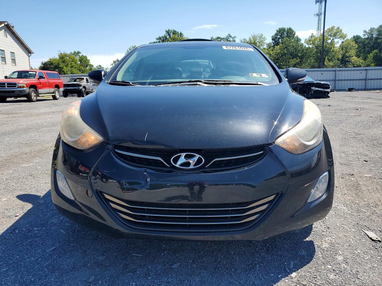 2013 Hyundai Elantra Limited Black vin: KMHDH4AE8DU572455