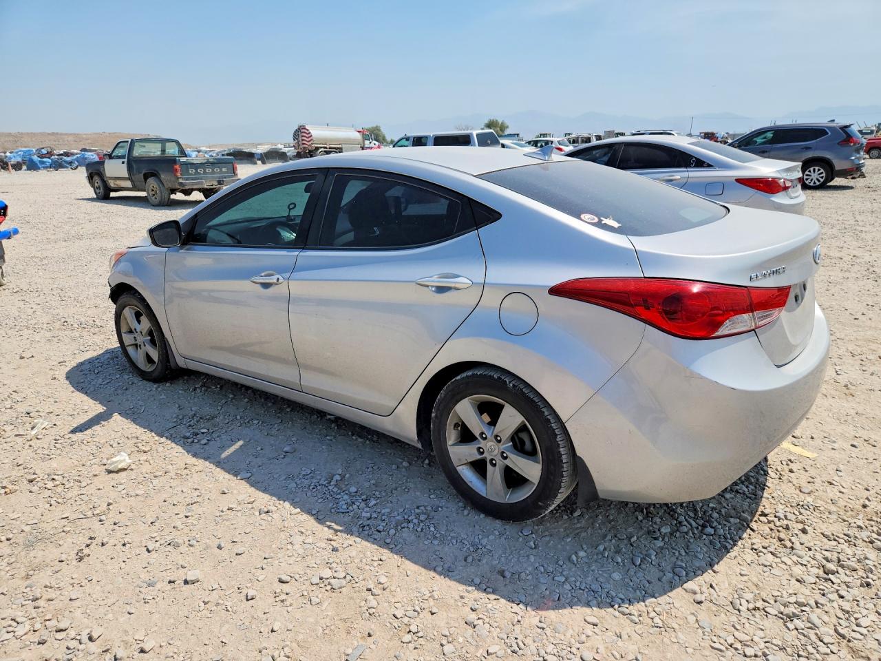 2013 Hyundai Elantra Gls Gray vin: KMHDH4AE8DU577462
