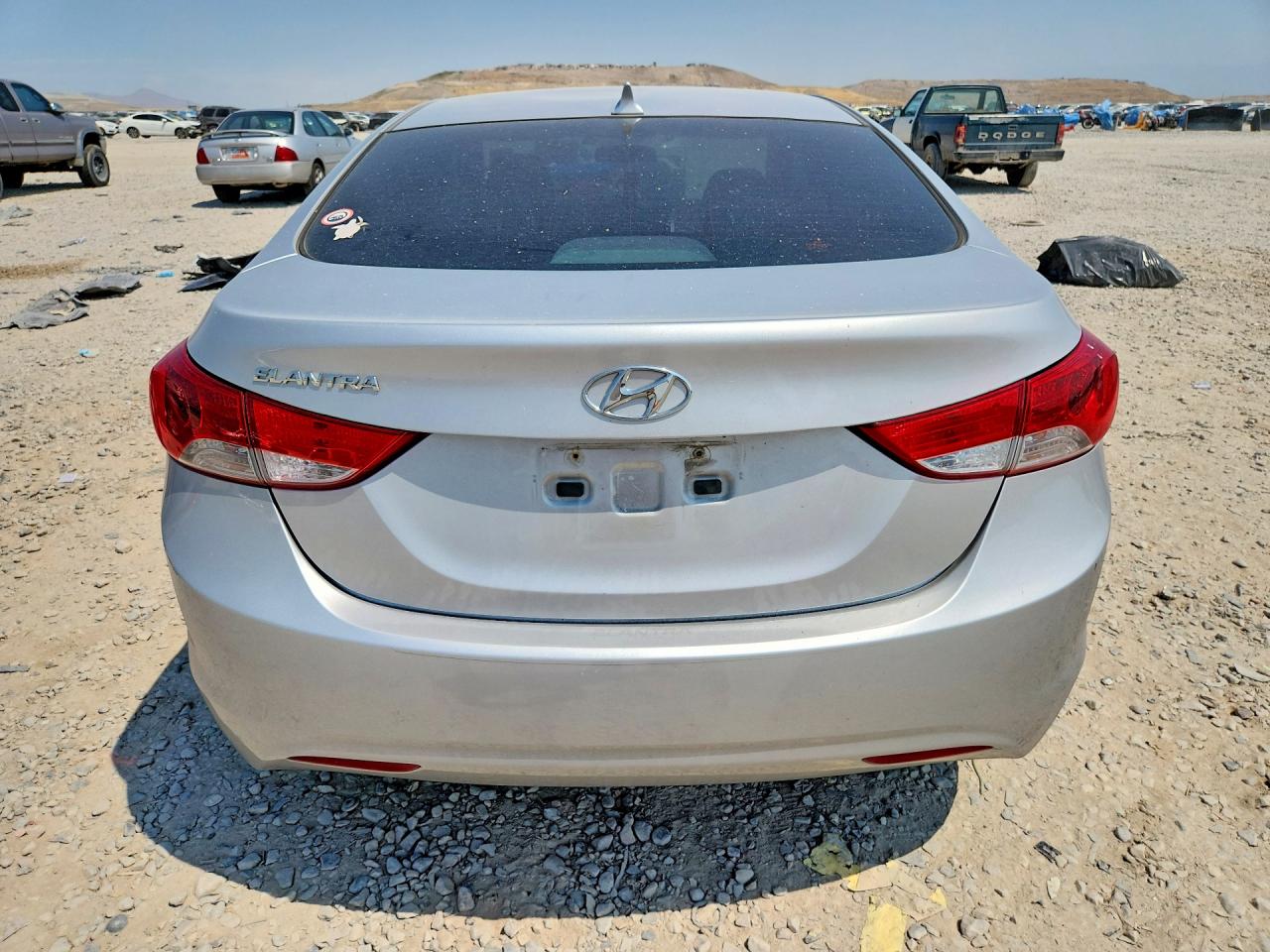 2013 Hyundai Elantra Gls Gray vin: KMHDH4AE8DU577462
