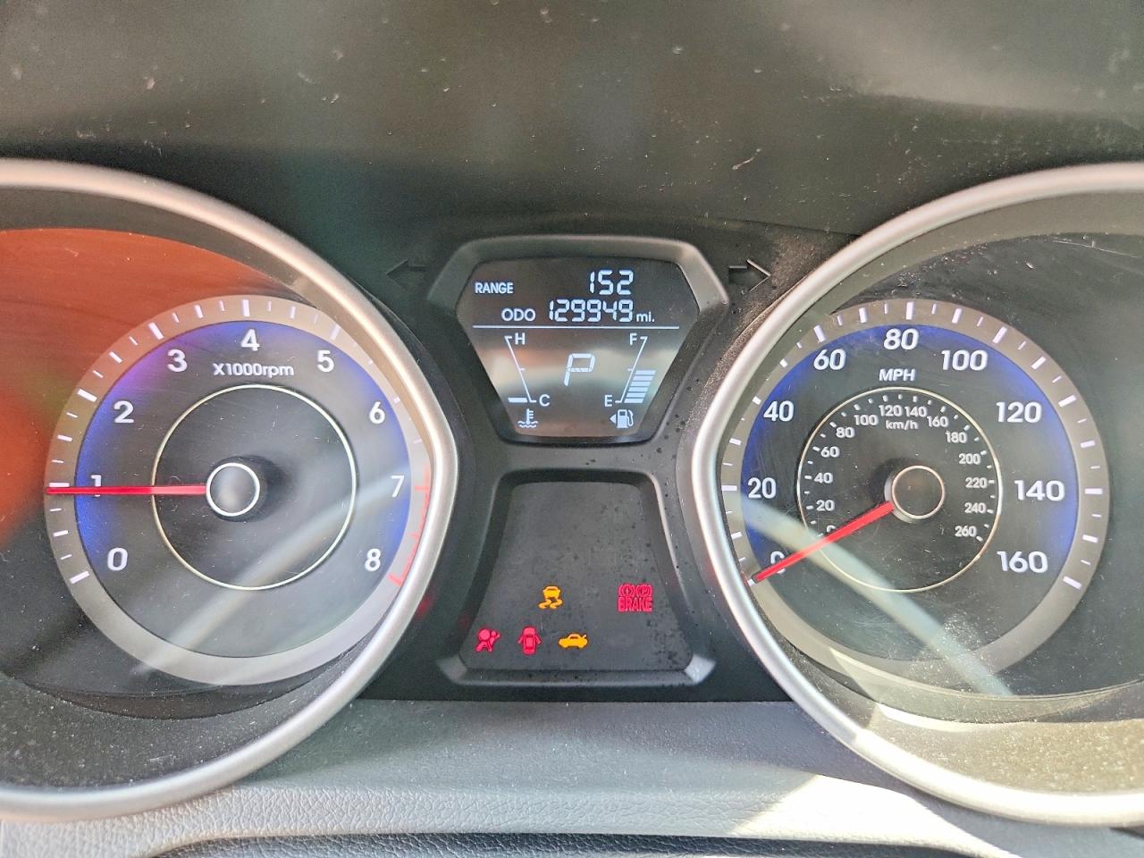 2013 Hyundai Elantra Gls Gray vin: KMHDH4AE8DU577462