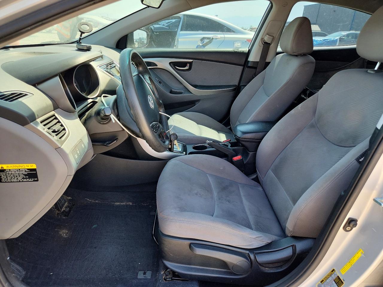 2013 Hyundai Elantra Gls Gray vin: KMHDH4AE8DU577462