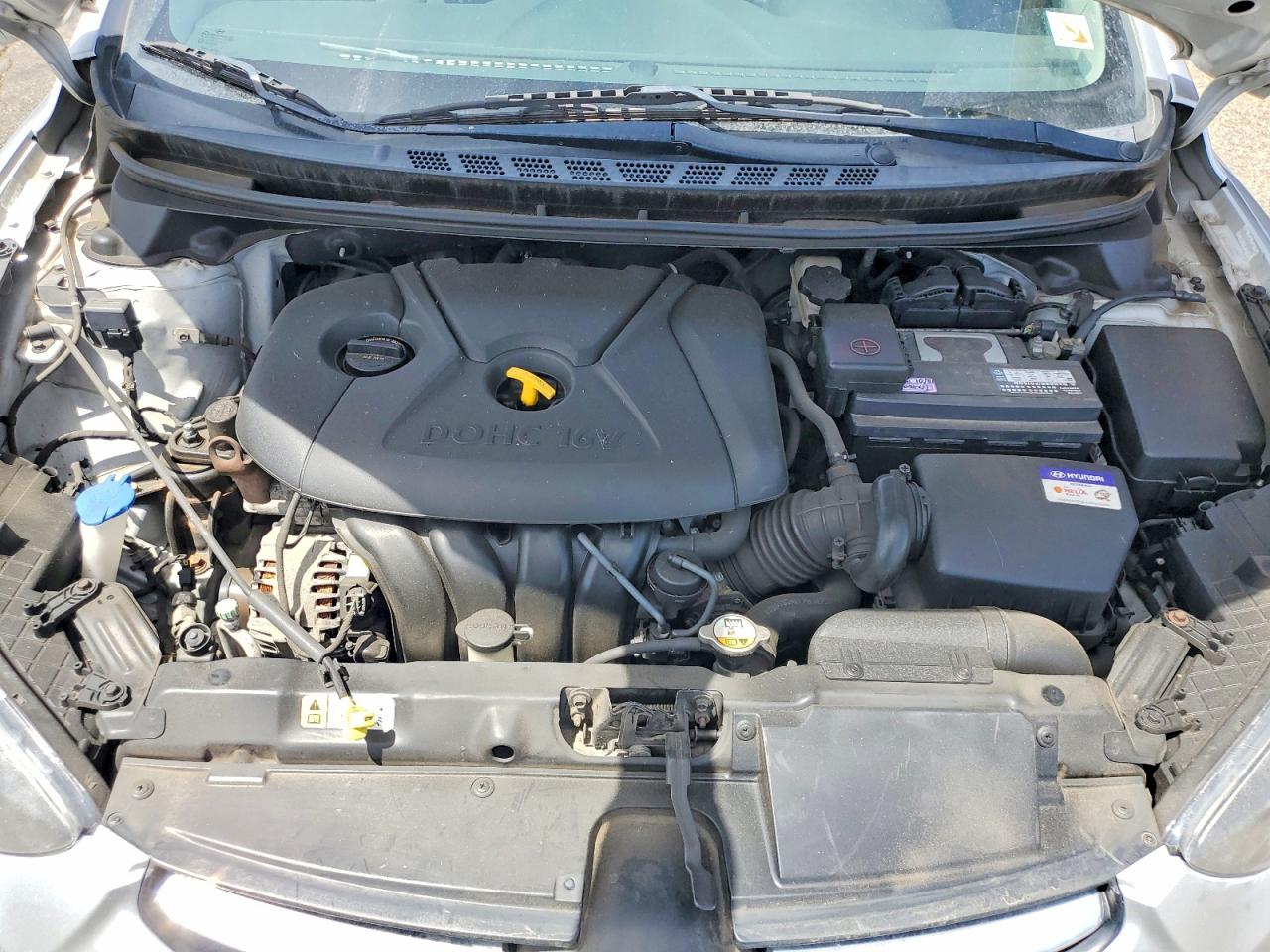 2013 Hyundai Elantra Gls Серебряный vin: KMHDH4AE8DU598747