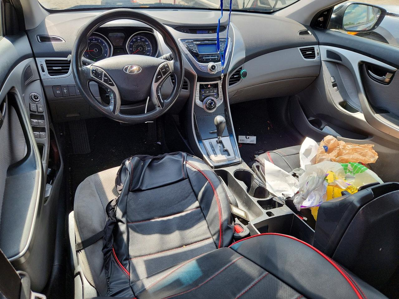 2013 Hyundai Elantra Gls Black vin: KMHDH4AE8DU611917
