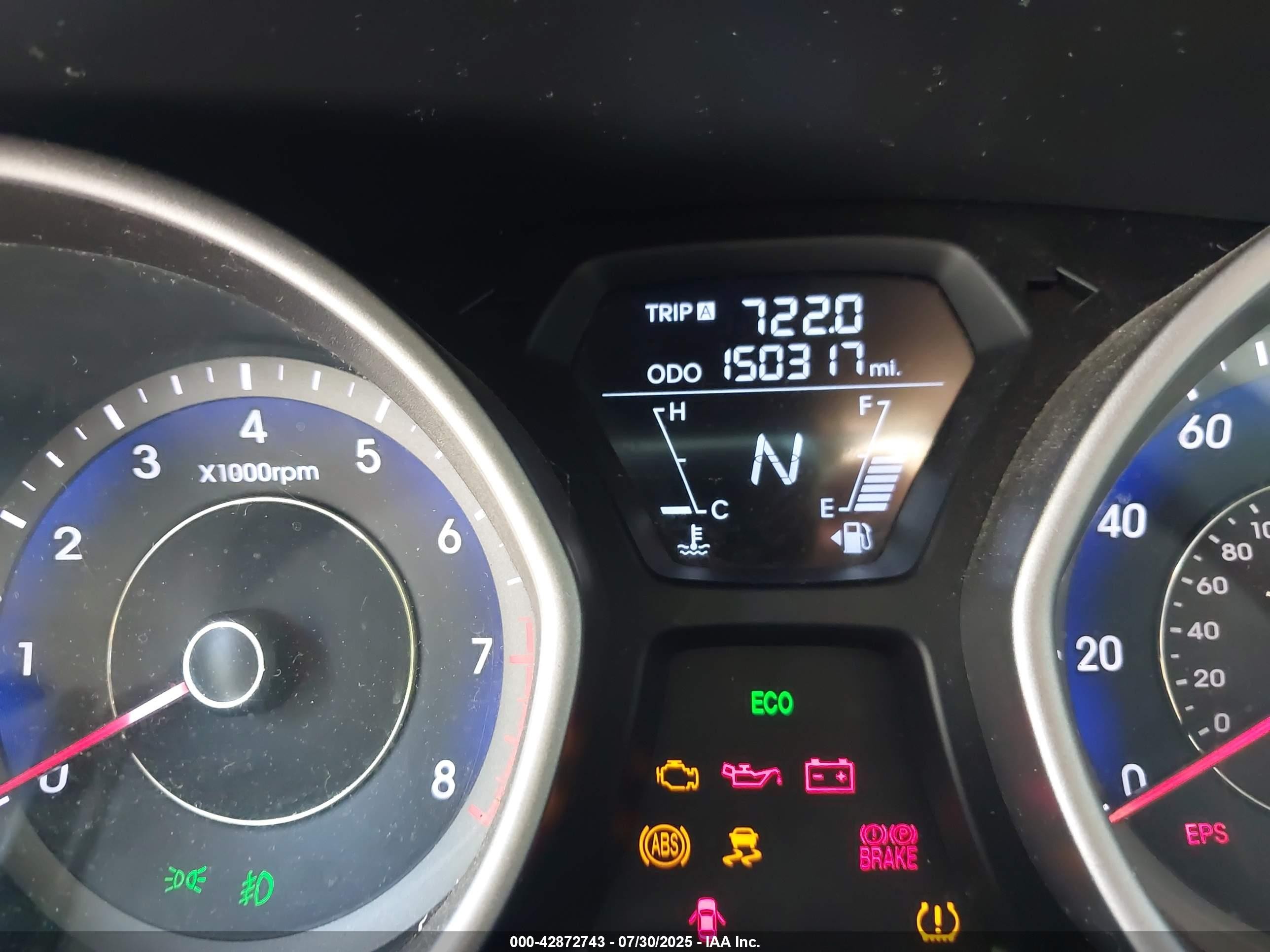 2013 Hyundai Elantra Limited Silver vin: KMHDH4AE8DU627356