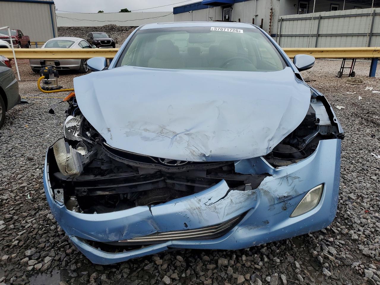 2013 Hyundai Elantra Limited Blue vin: KMHDH4AE8DU630709