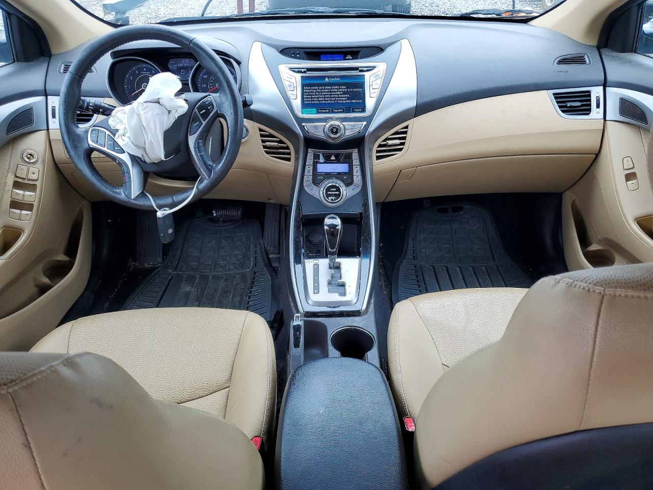 2013 Hyundai Elantra Limited Blue vin: KMHDH4AE8DU630709