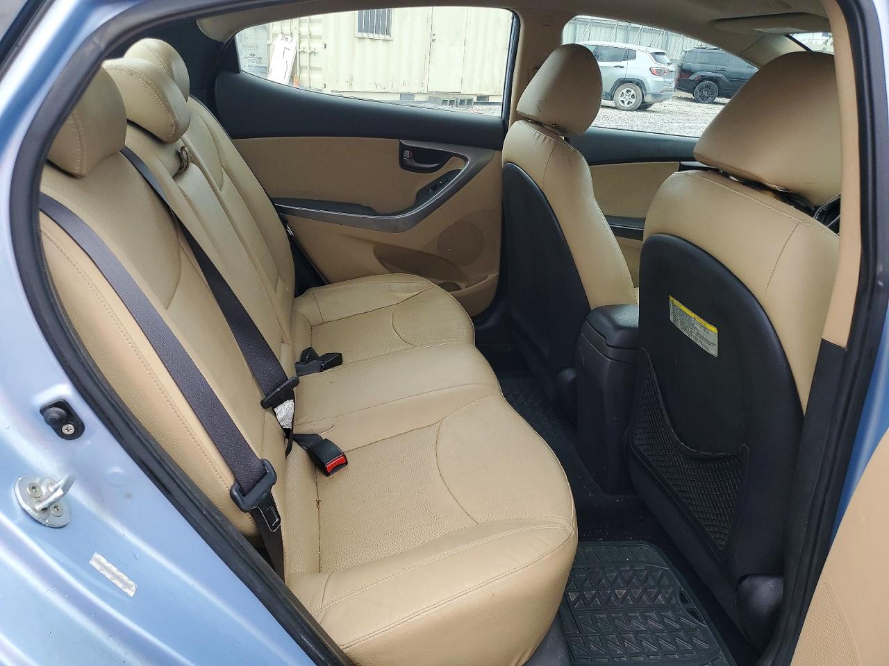 2013 Hyundai Elantra Limited Blue vin: KMHDH4AE8DU630709