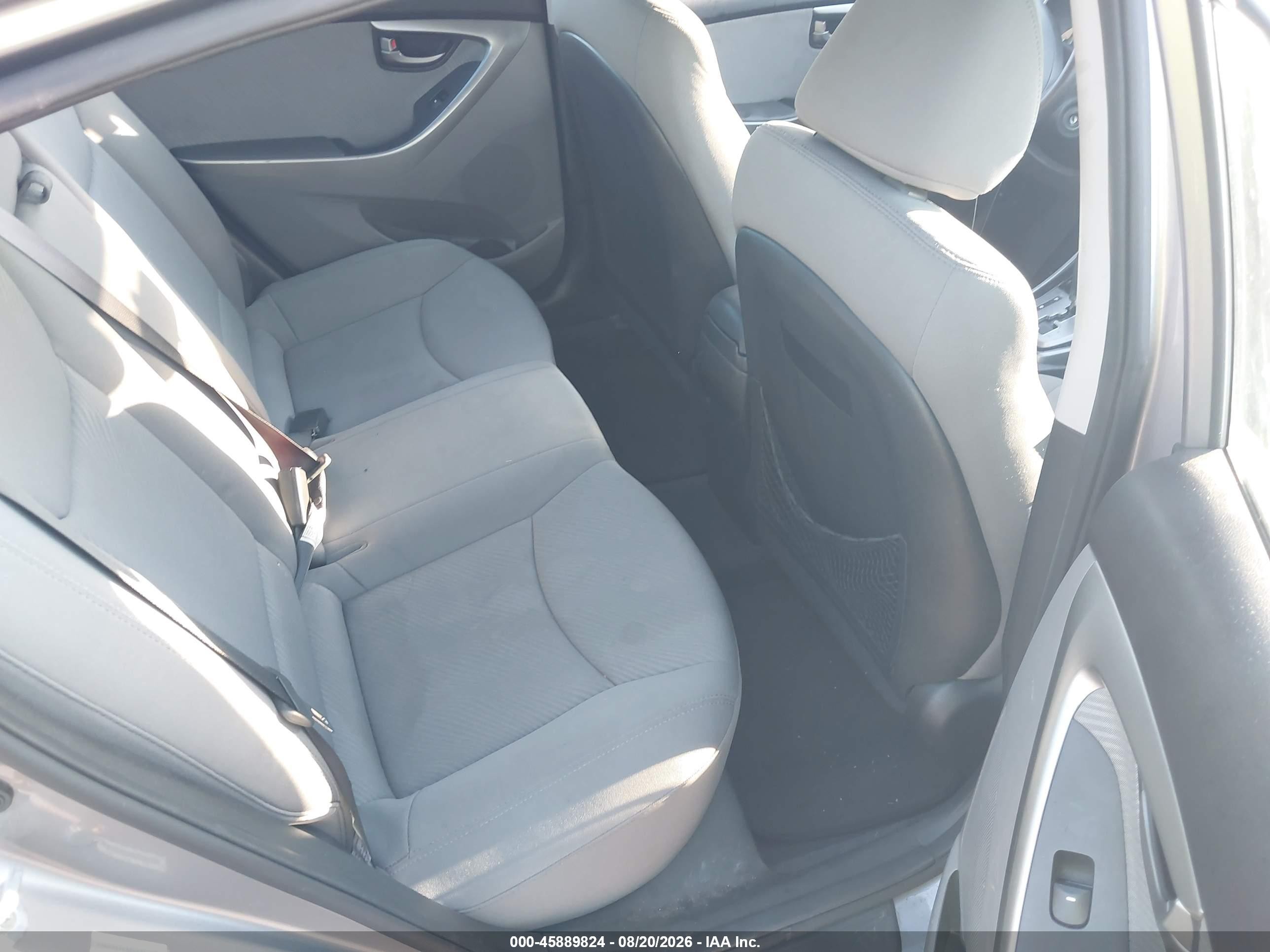2013 Hyundai Elantra Gls/limited Gray vin: KMHDH4AE8DU634615