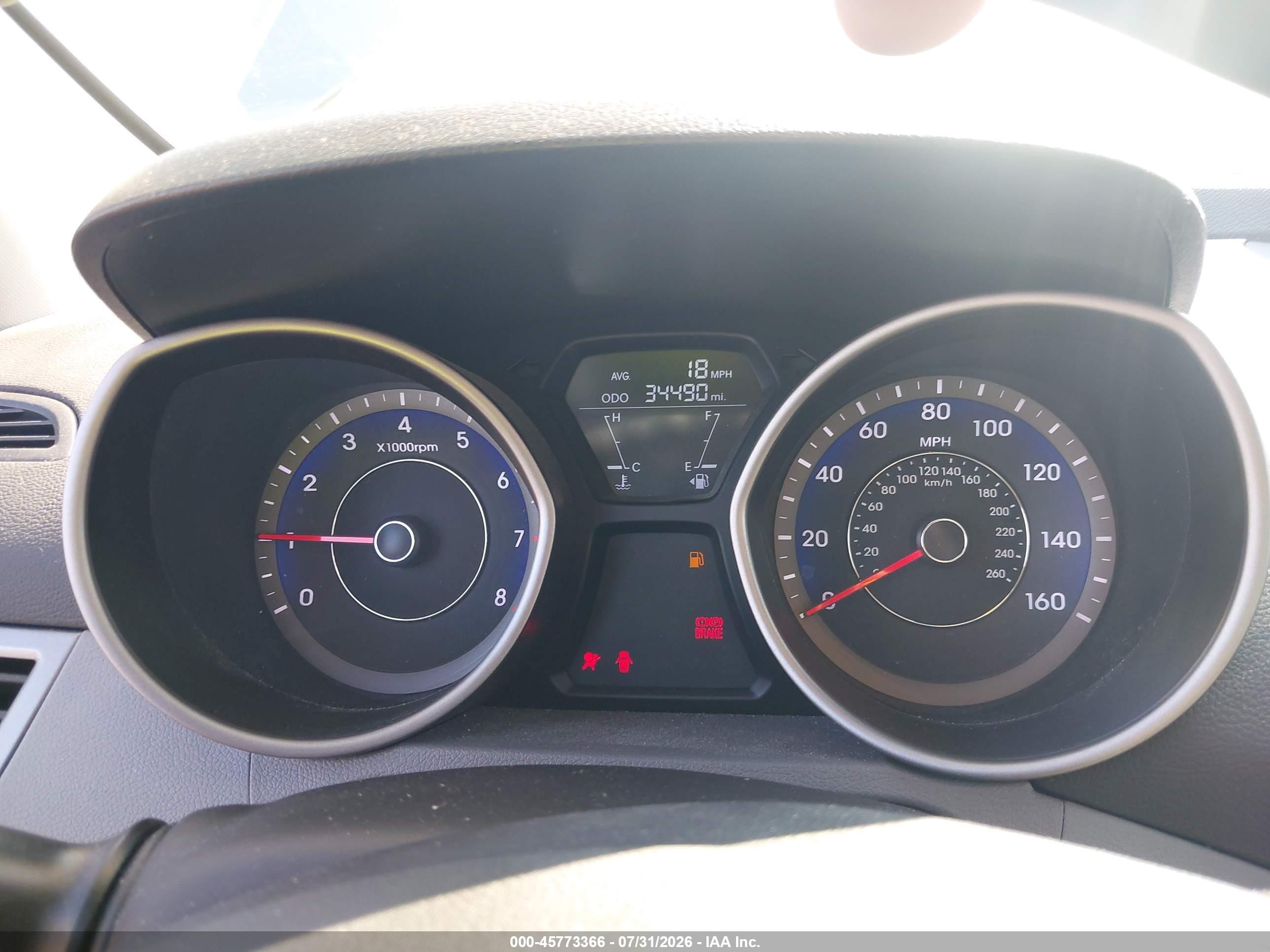 2013 Hyundai Elantra Gls Silver vin: KMHDH4AE8DU643573