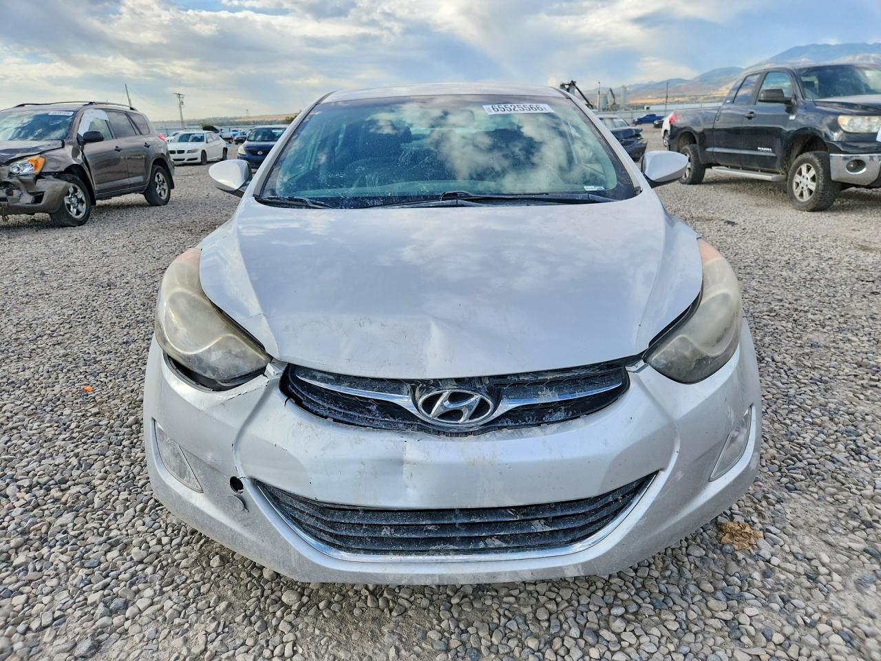 2013 Hyundai Elantra Gls Silver vin: KMHDH4AE8DU678162