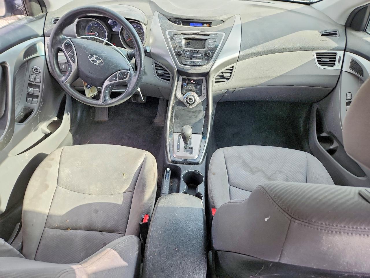 2013 Hyundai Elantra Gls Silver vin: KMHDH4AE8DU678162
