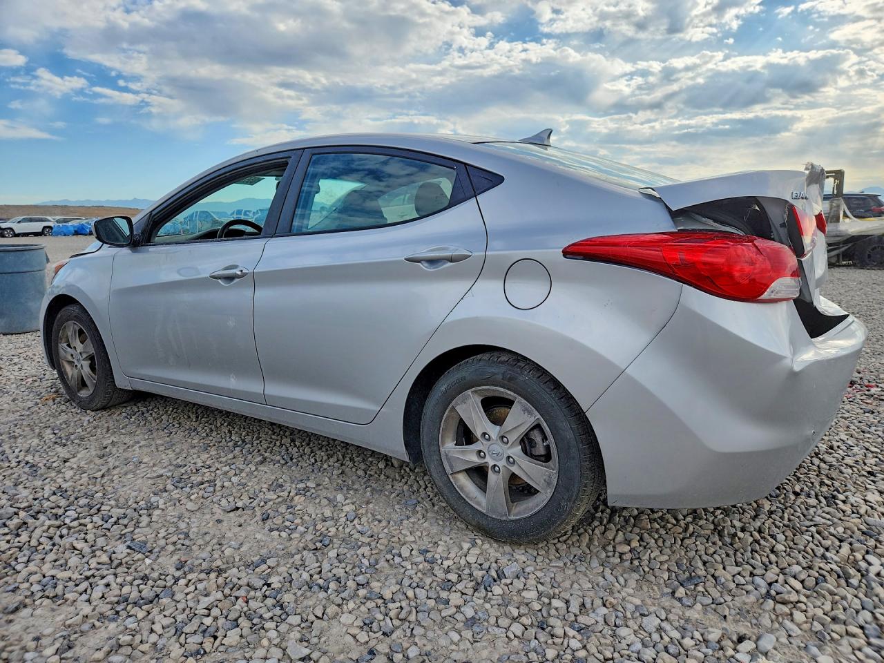 2013 Hyundai Elantra Gls Silver vin: KMHDH4AE8DU678162