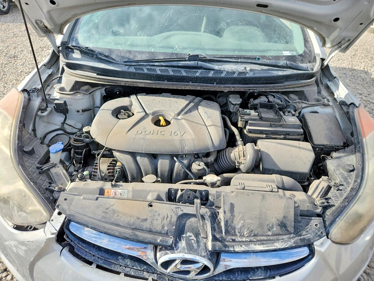 2013 Hyundai Elantra Gls Silver vin: KMHDH4AE8DU678162