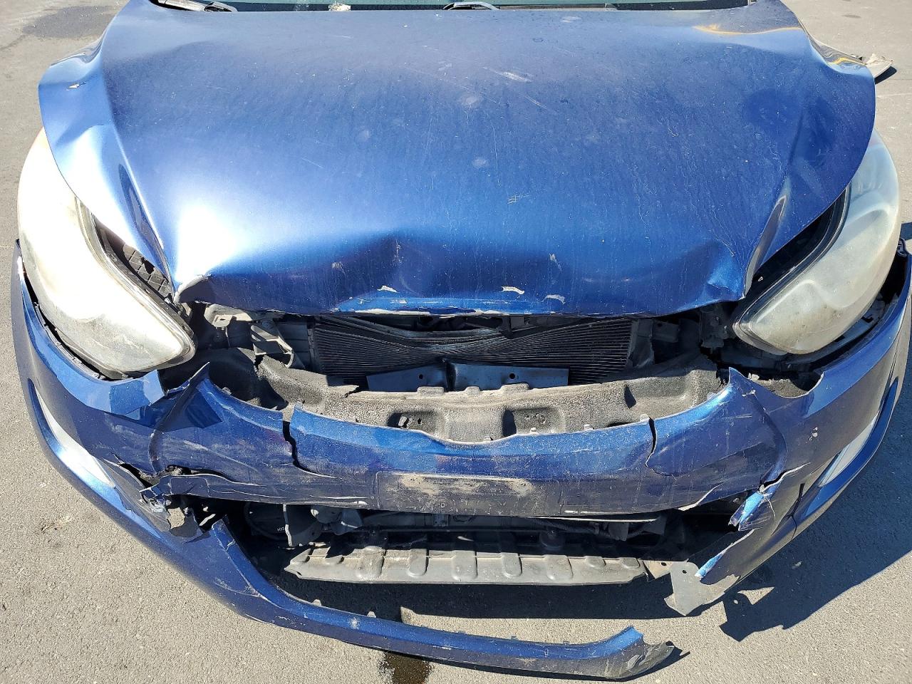2013 Hyundai Elantra Gls Blue vin: KMHDH4AE8DU690683