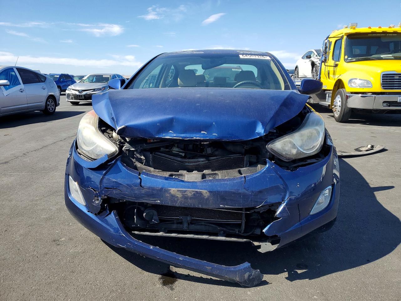 2013 Hyundai Elantra Gls Blue vin: KMHDH4AE8DU690683