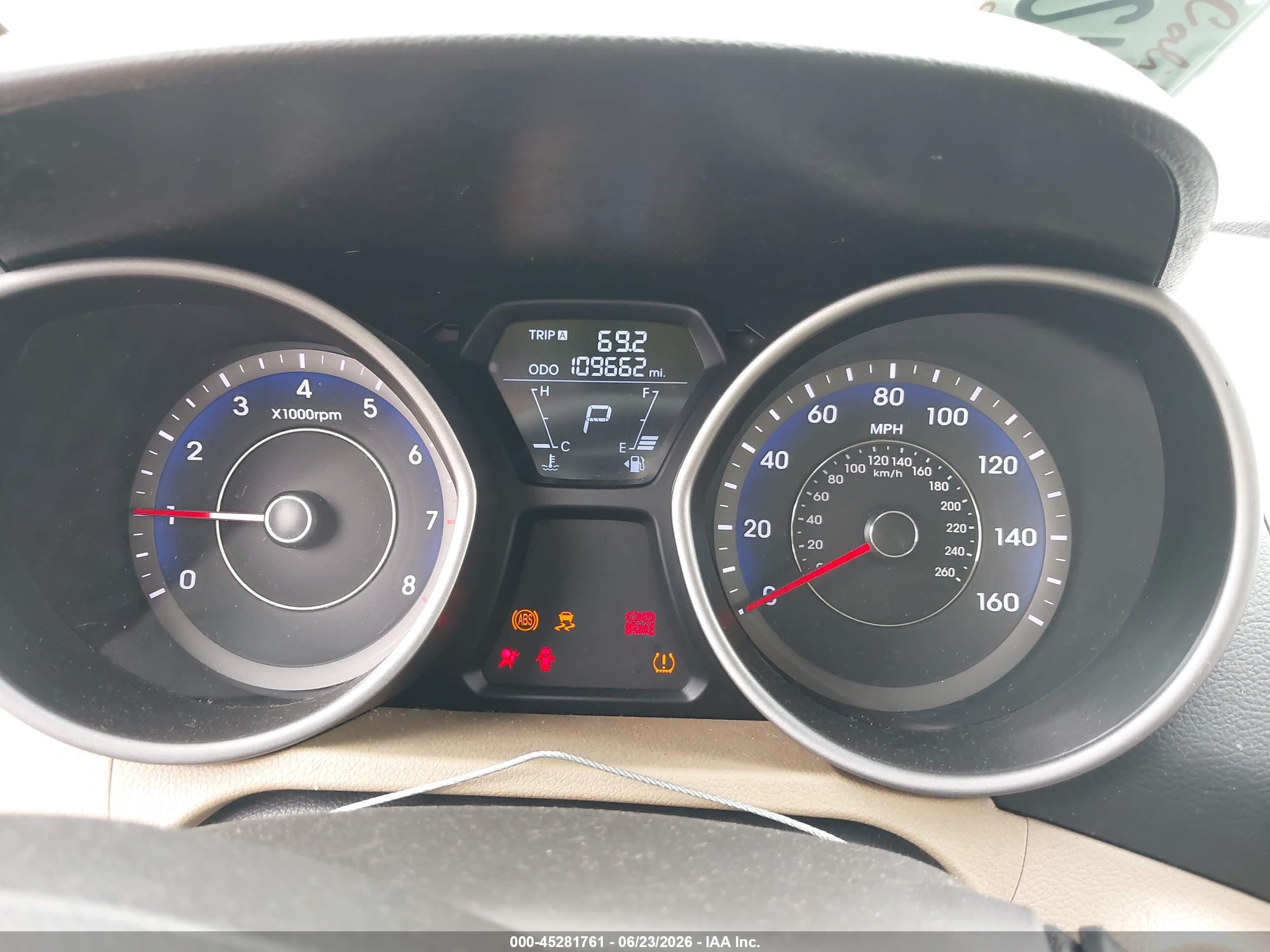 2013 Hyundai Elantra Limited Black vin: KMHDH4AE8DU704064