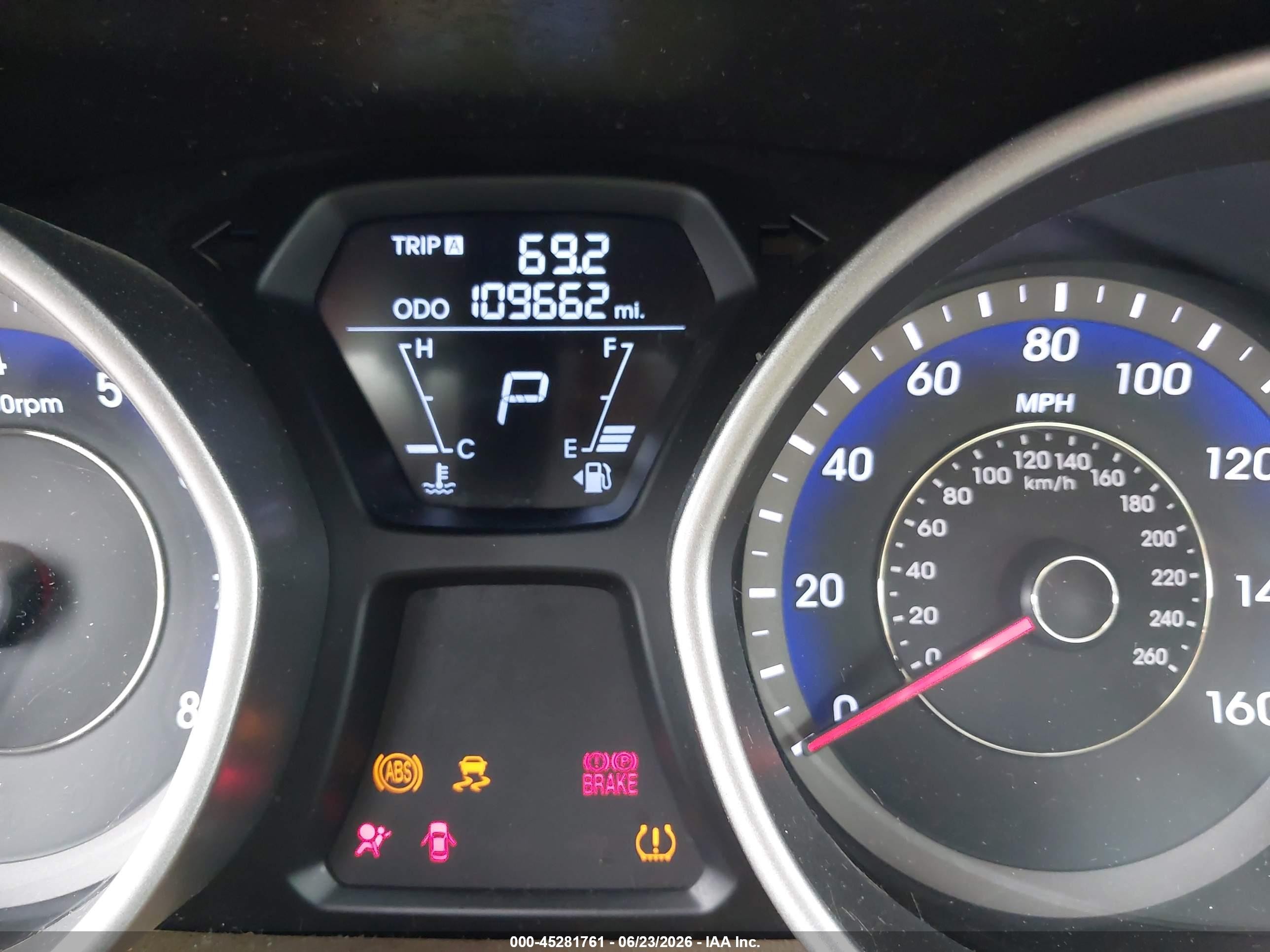 2013 Hyundai Elantra Limited Black vin: KMHDH4AE8DU704064