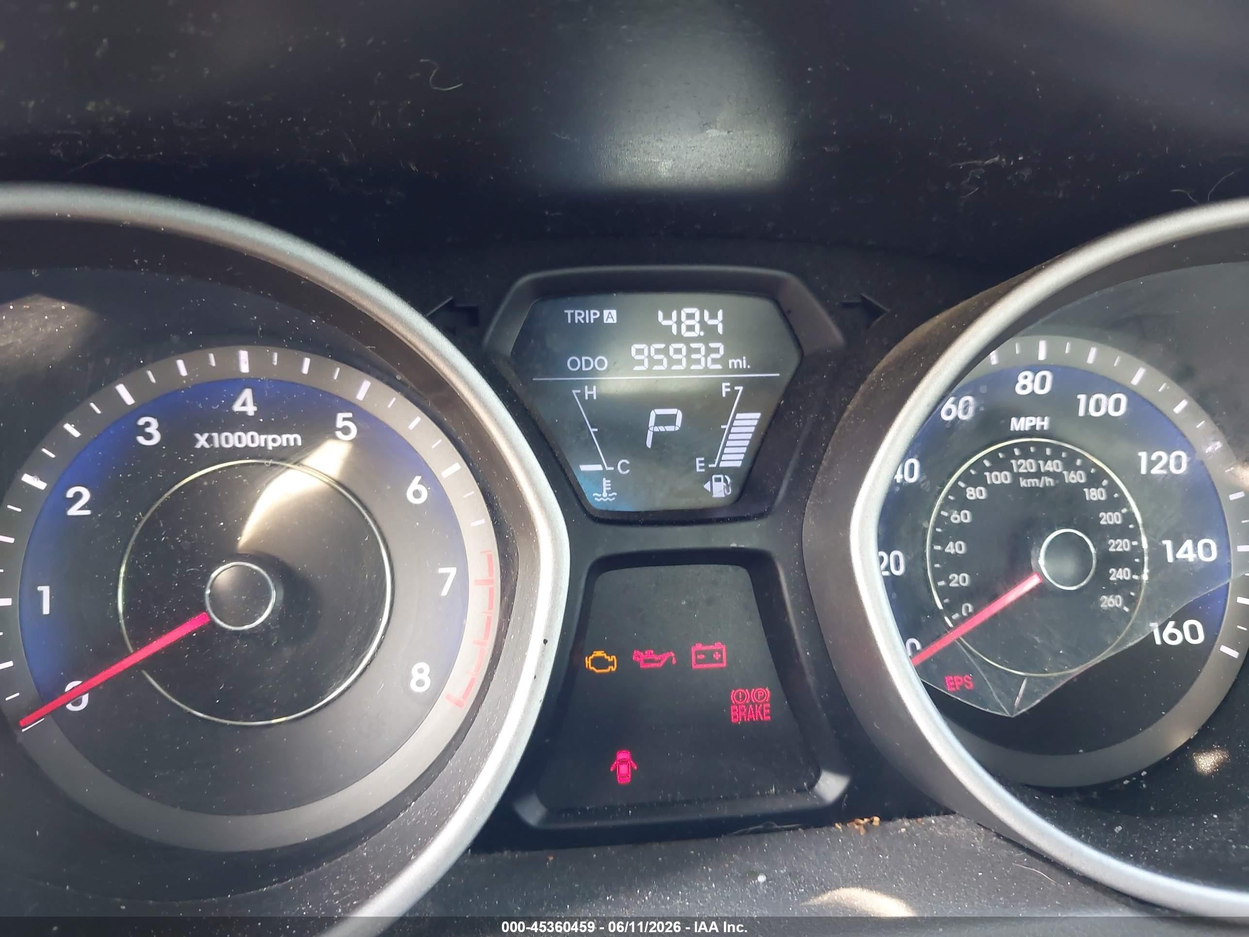 2013 Hyundai Elantra Gls Серебряный vin: KMHDH4AE8DU723360