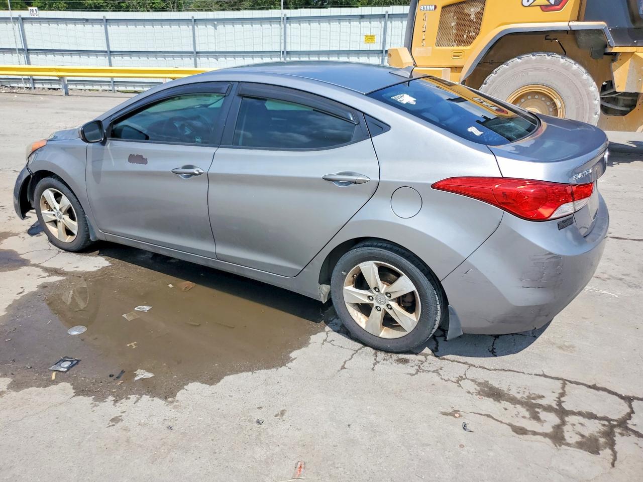 2013 Hyundai Elantra Gls Gray vin: KMHDH4AE8DU730714