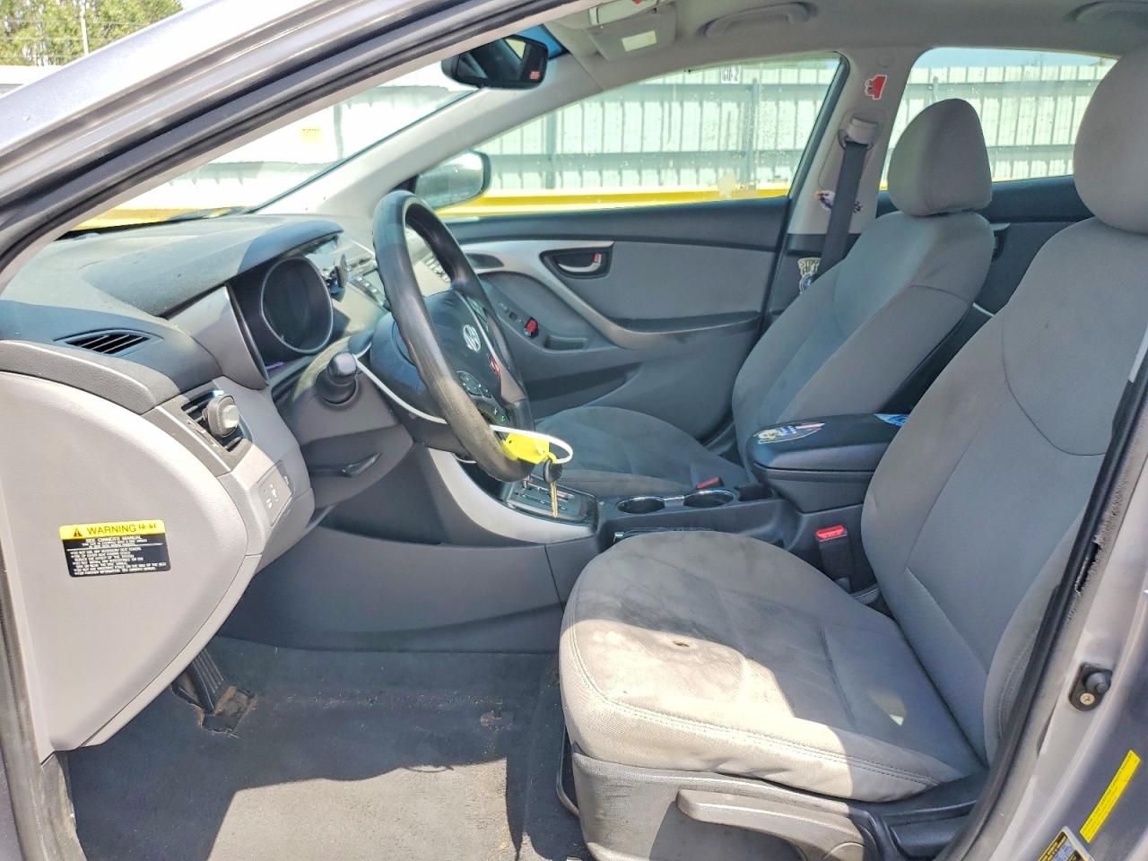 2013 Hyundai Elantra Gls Gray vin: KMHDH4AE8DU730714